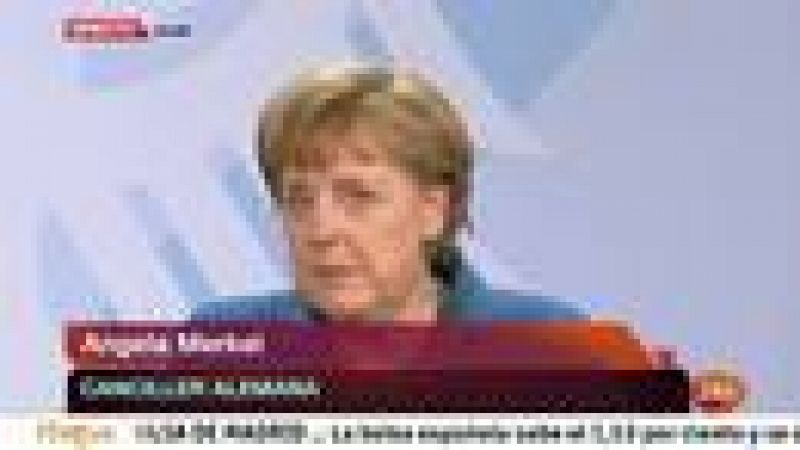 Merkel: "España presentará la solicitud para recapitalizar a su banca y la apoyaremos"