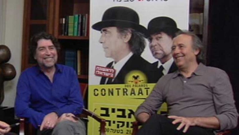 Serrat y Sabina actuarán mañana en Tel Aviv para 7.000 personas