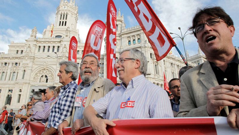 Protesta sindical contra los recortes y a favor de otras políticas