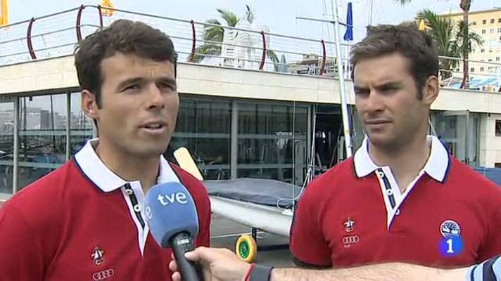 Telediario 1 Aaron Sarmiento y Onán Barreiros, del diploma a la