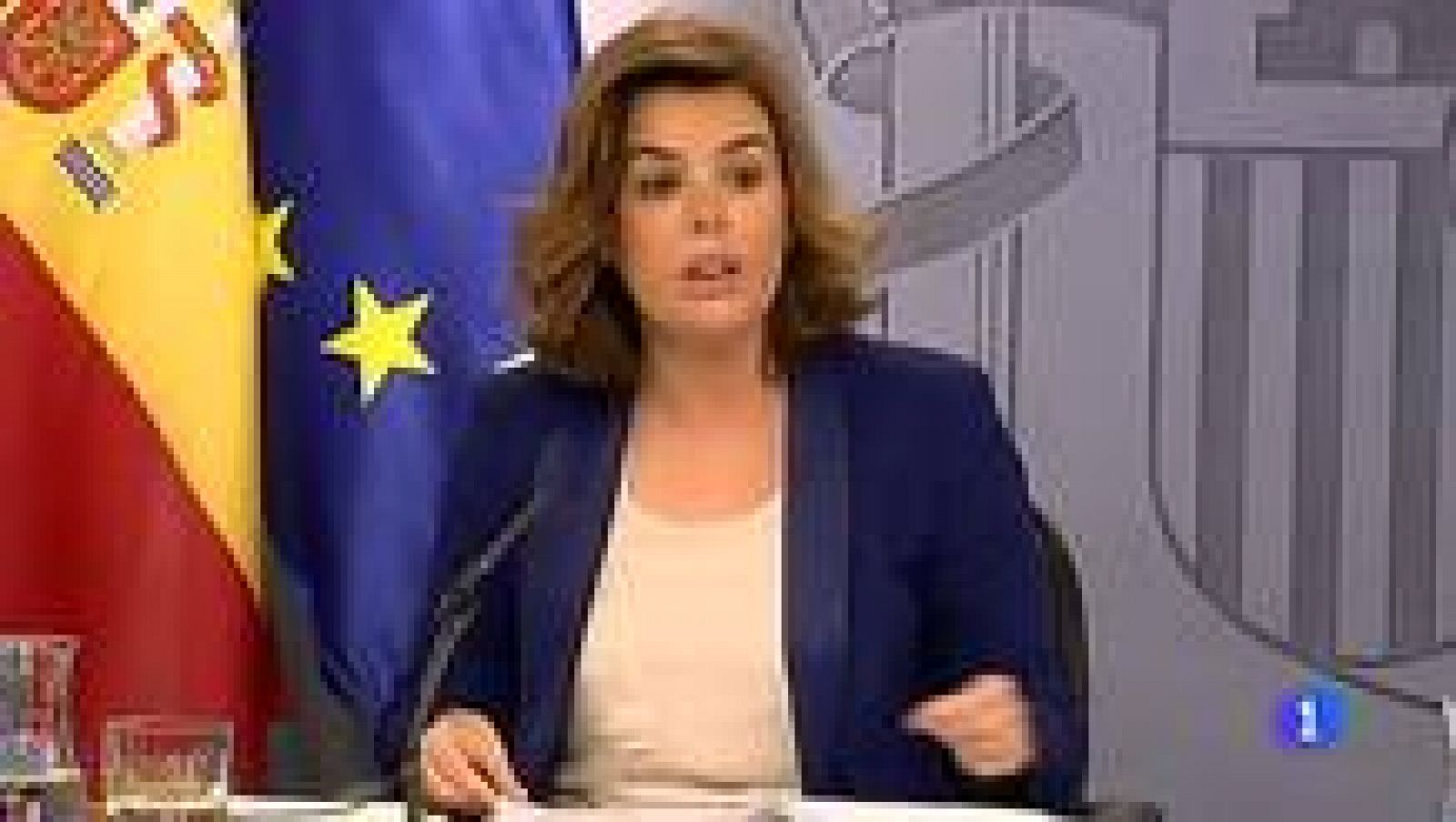 La vicepresidenta ha dicho que Mariano Rajoy hablará de la situación española previsiblemente el 11 de julio