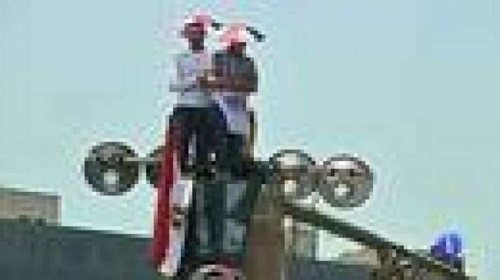 Telediario 1 - Nuevas concentraciones en Tahrir