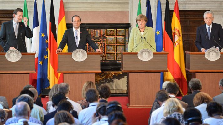 Informativo 24h - Las cuatro potencias del euro acuerdan un plan de 130.000 millones para fomentar el crecimiento