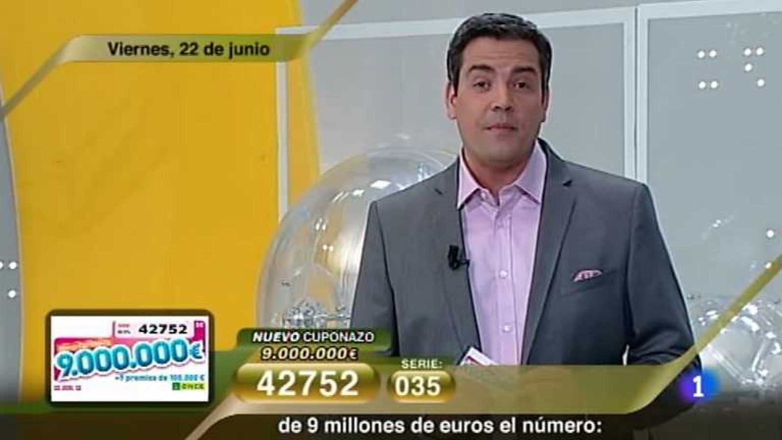 Sorteo ONCE - 22/06/12 - Ver ahora