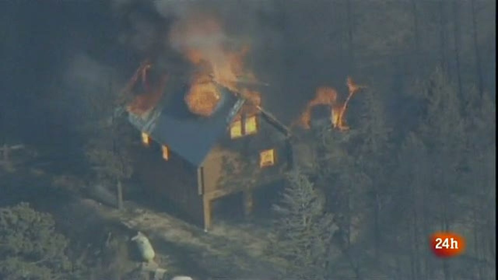 Varios incendios forestales azotan a cinco estados de EE.UU. - Informativo 24h | Ver