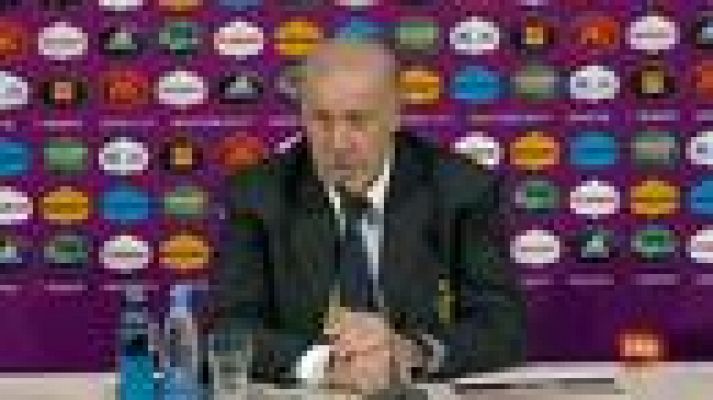 Telediario 1 - Del Bosque: "Ganamos por nuestras virtudes"