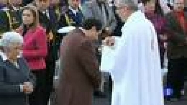 Telediario 1 - Reacciones a la salida de Lugo