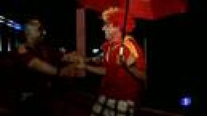 Telediario 1 - Locura de Donetsk a Sevilla con la Roja