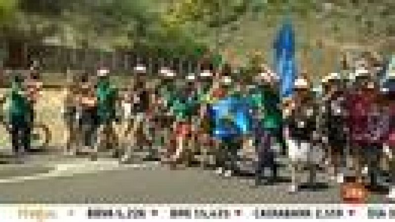 La marcha minera de Asturias llega a León