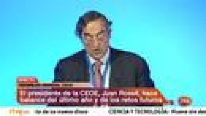 Informativo 24h - El presidente de la CEOE opina que, "sin una regeneración ético-moral, nada puede mejorar"