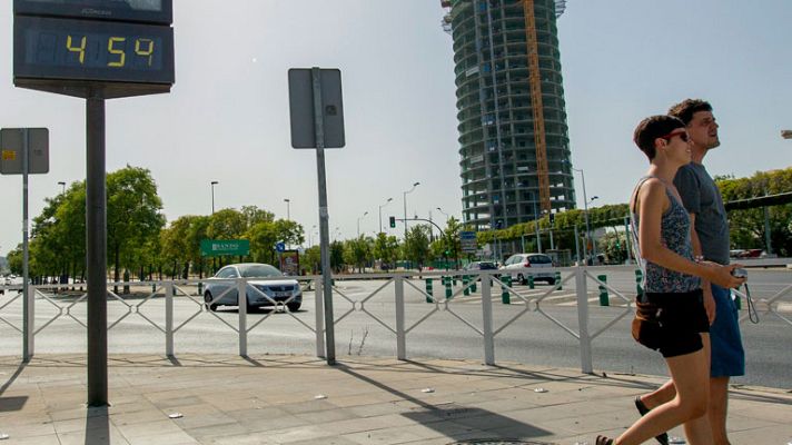 Telediario 1 - Ola de calor