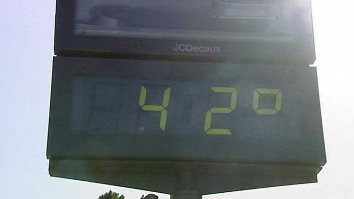 El tiempo - Temperaturas altas