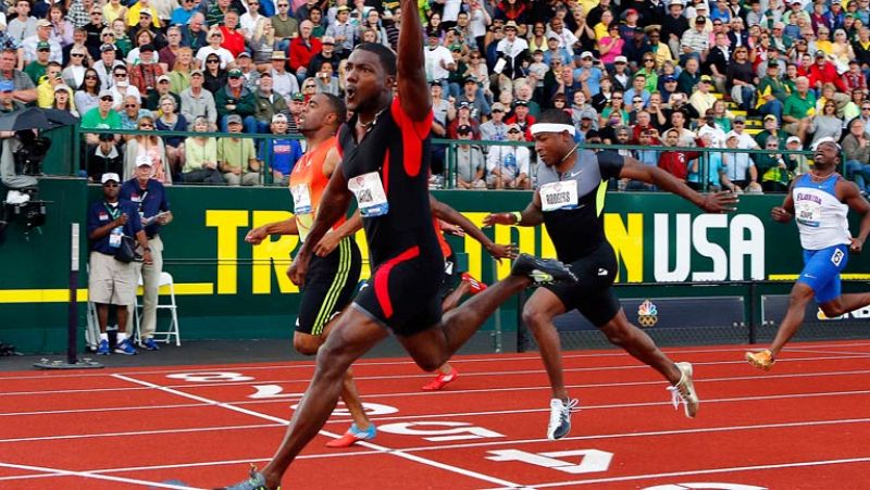 Justin Gatlin, a punto para los Juegos