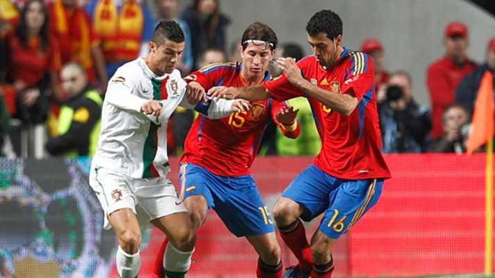 Telediario 1 - España-Portugal, un duelo de alto voltaje