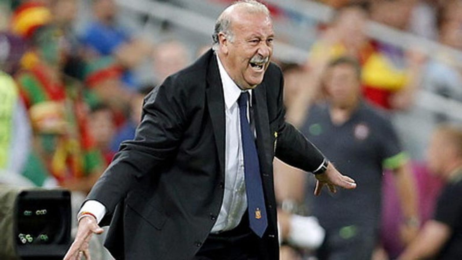 Del Bosque: "La vitalidad por las bandas ha sido muy importante"