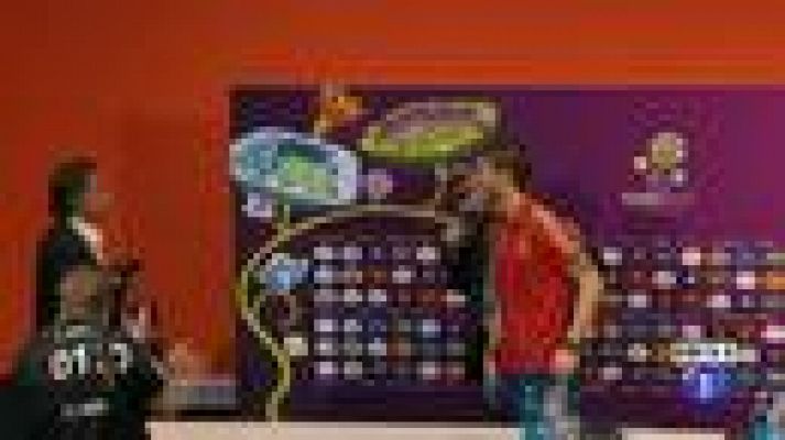 Telediario 1 - España, a la final de la Eurocopa 2012 tras ganar a Portugal en los penaltis