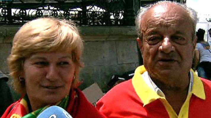 La mañana - Españoles y portugueses en Tui