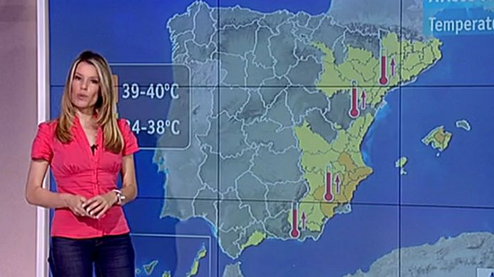 El tiempo - Temperaturas altas en oriente