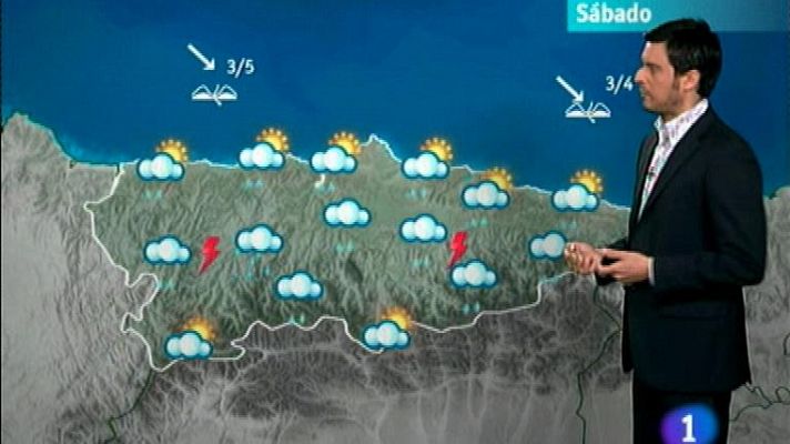 Panorama Regional - El tiempo en Asturias - 29/06/12