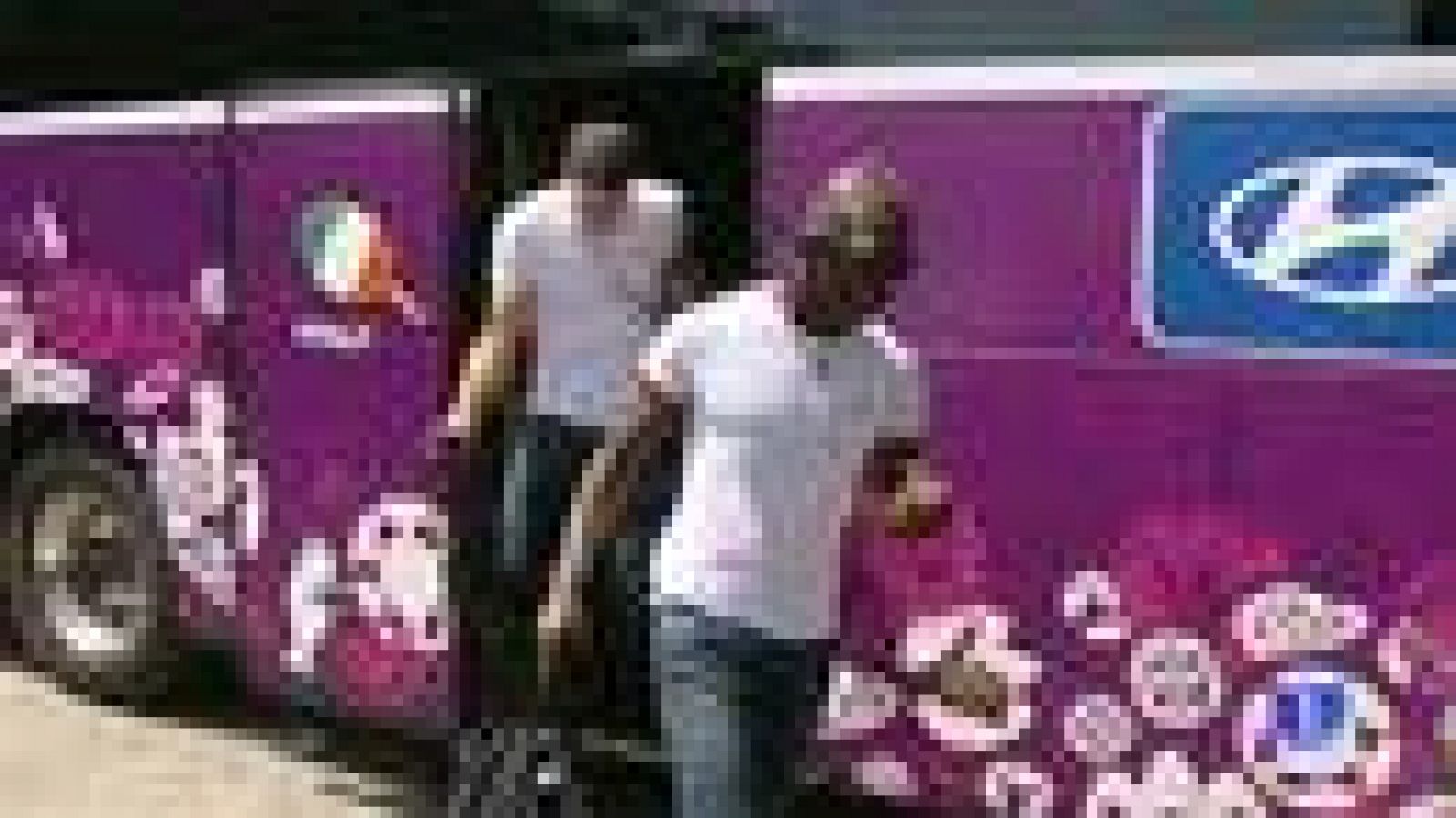 La selección italiana llega a Kiev | Ver