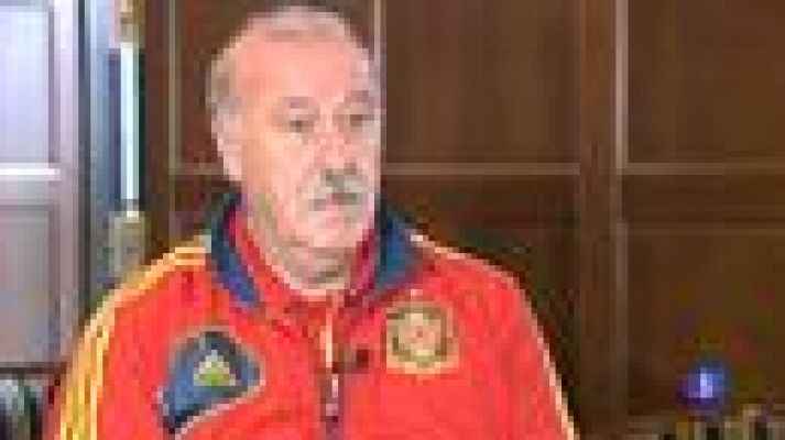 Telediario 1 - Del Bosque: "No nos planteamos perder"