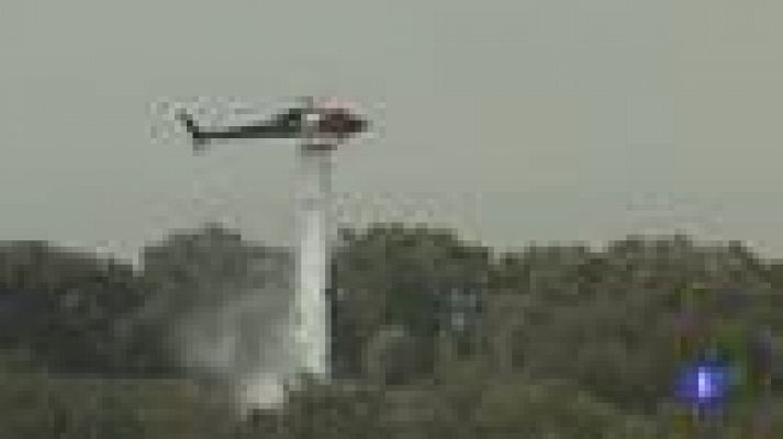 Telediario 1 - Incendio controlado en Prats de Rei