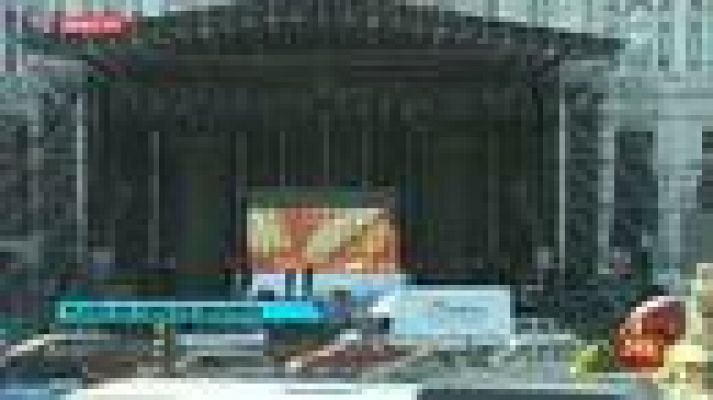 Telediario 1 - La diosa Cibeles espera a la selección