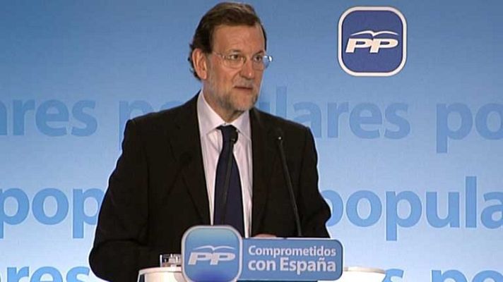 Telediario 1 - Rajoy pide mas esfuerzo a las CC.AA