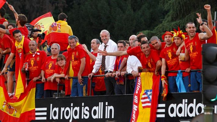 Eurocopa - Madrid se vuelca con la Roja por la Eurocopa 2012