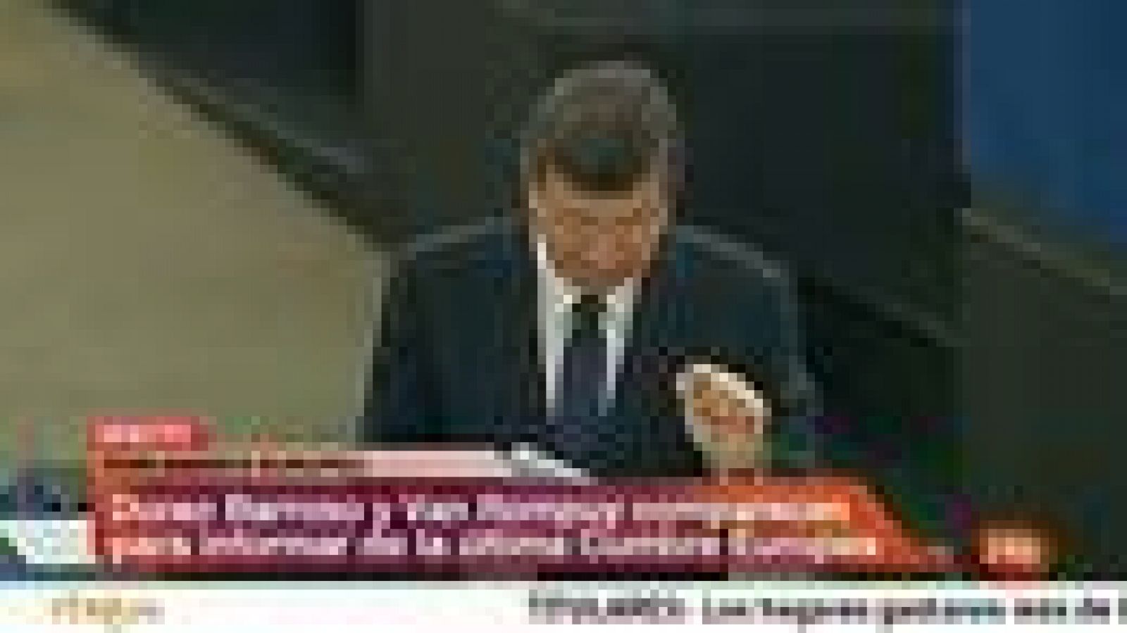 Informativo 24h: Durao Barroso explica en el Parlamento Europeo las conclusiones de la cumbre europea | RTVE Play