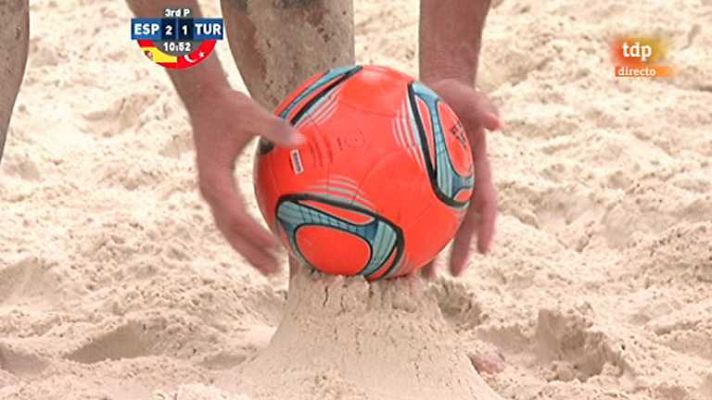 Fútbol  Playa - Copa Mundo 2013. España - Turquía