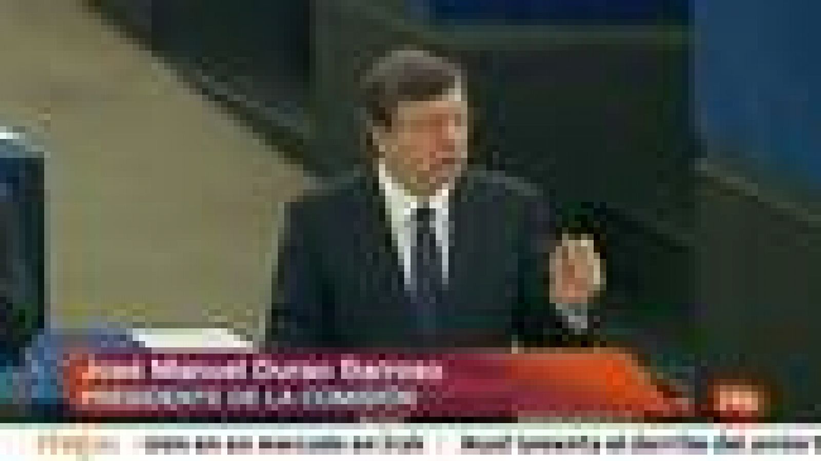 Informativo 24h: Barroso: sin una tasa a las transacciones financieras, no se detendrán las prácticas dañinas de los mercados | RTVE Play