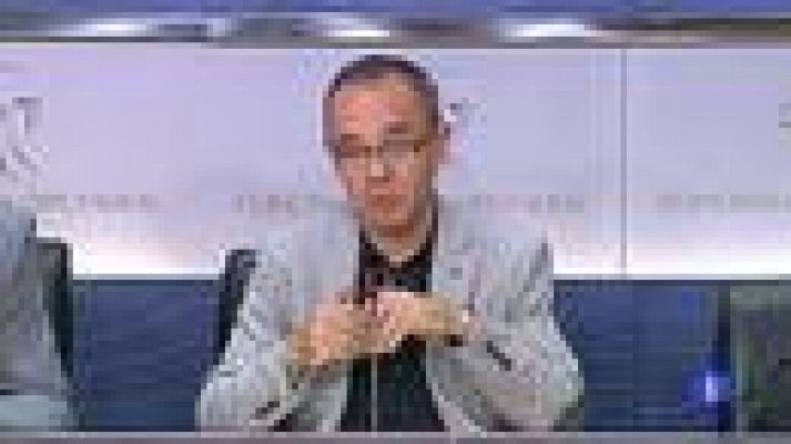 Telediario 1 - Cautela ante los datos del paro