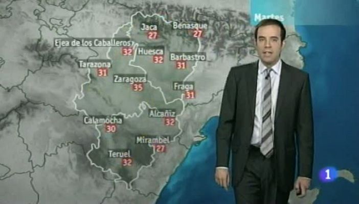 Noticias Aragón - El tiempo en Aragón - 03/07/12