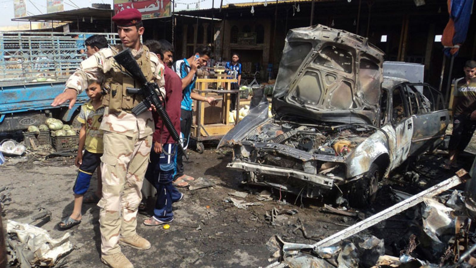 Una cadena de atentados con coche bomba deja 50 muertos y 75 heridos