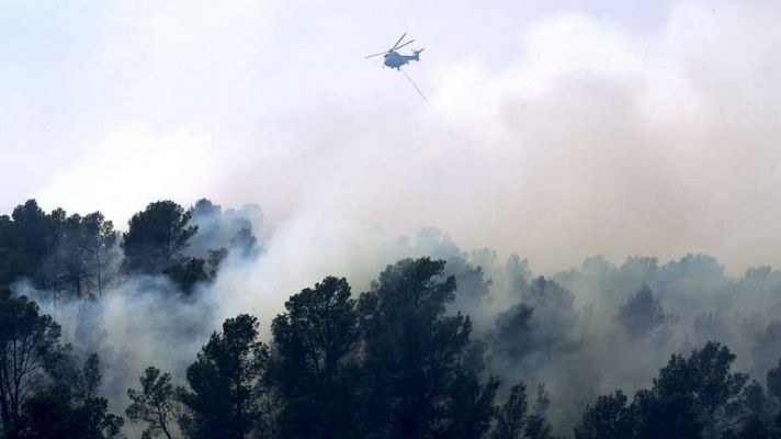 Telediario 1 - Hallan el cadáver del piloto