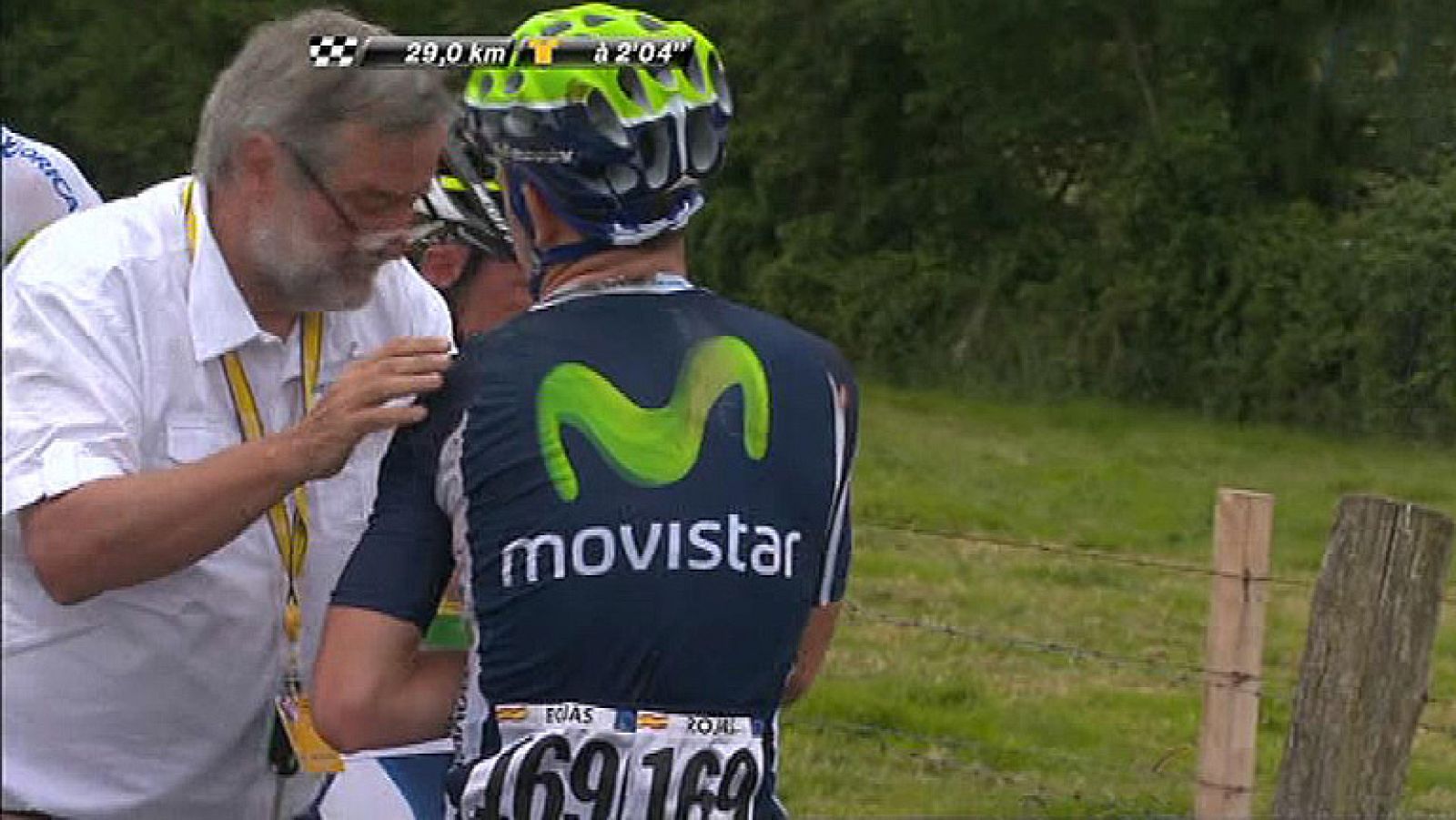 El español José Joaquín Rojas, del Movistar, ha abandonado el Tour de Francia tras sufrir una caída a 30 kilómetros de la meta de la tercera etapa, con final en Boulogne-sur-Mer. El ciclista de Murcia se vio implicado en una aparatosa caída provocada