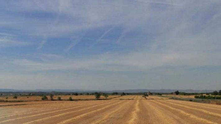 Chubascos en Aragón