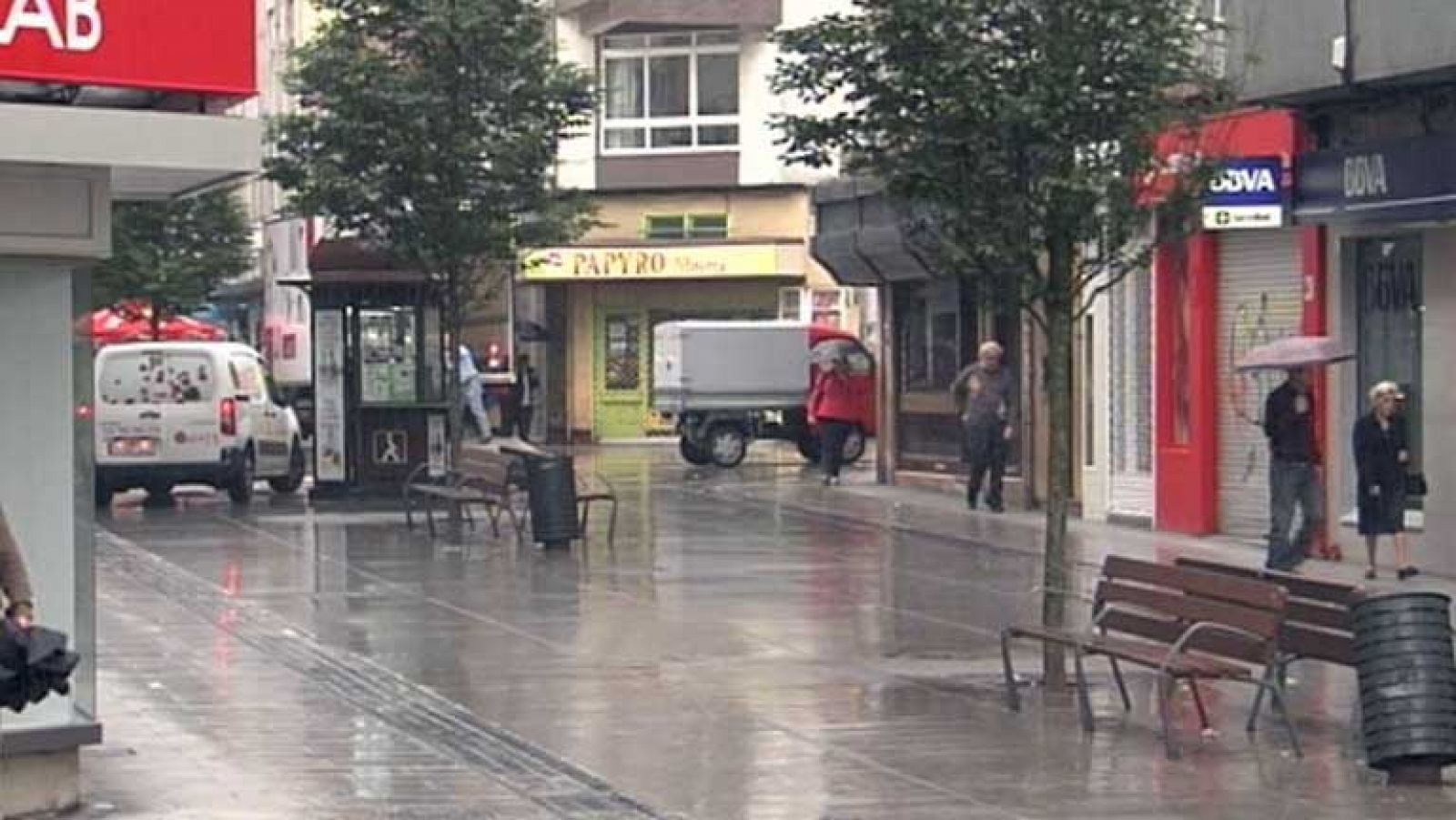 Tormentas y chubascos en el noreste peninsular