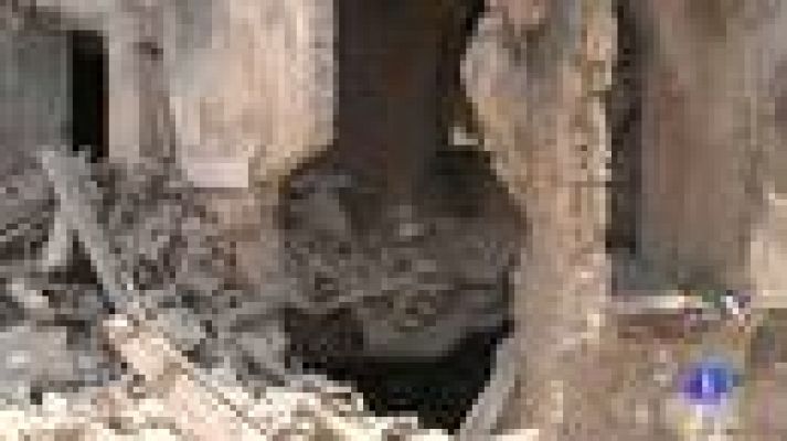 Telediario 1 - Derrumbe de edificios