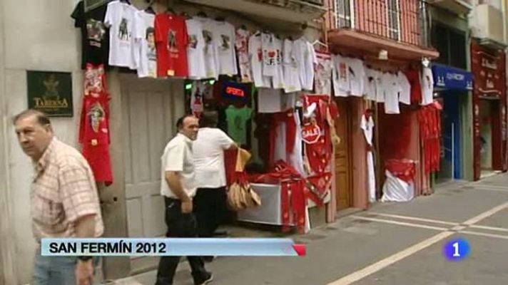 Telediario 1 - Todo listo en RTVE para San Fermín