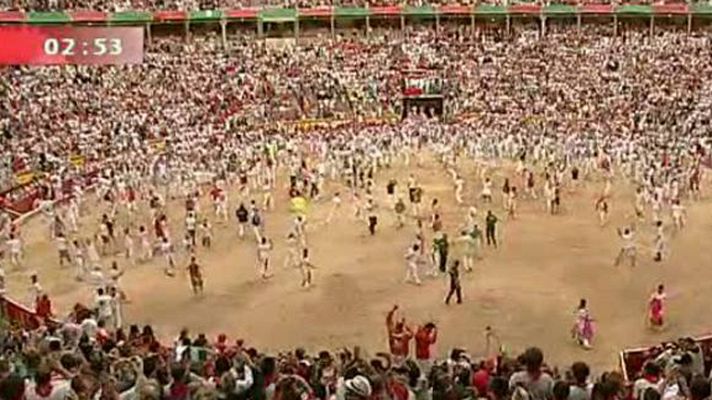 San Fermín - El último toro rezagado crea momentos de tensión