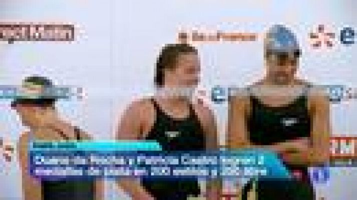 Telediario 1 - Patricia Castro y Duane da Rocha, plata en los 200 libres y 200 estilos del Open de París
