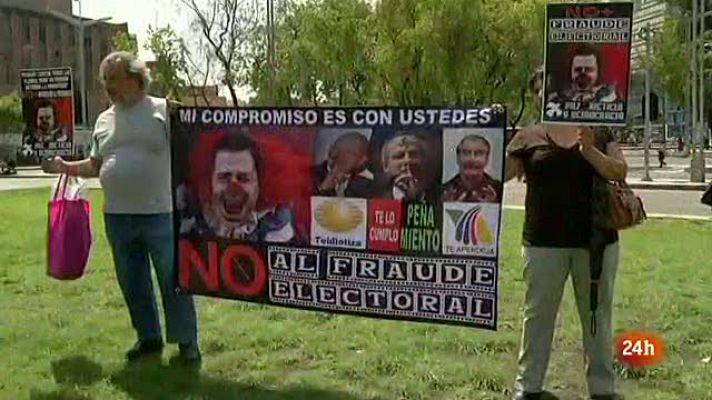 Sigue el escrutinio electoral en México en medio de las protestas por compra de votos