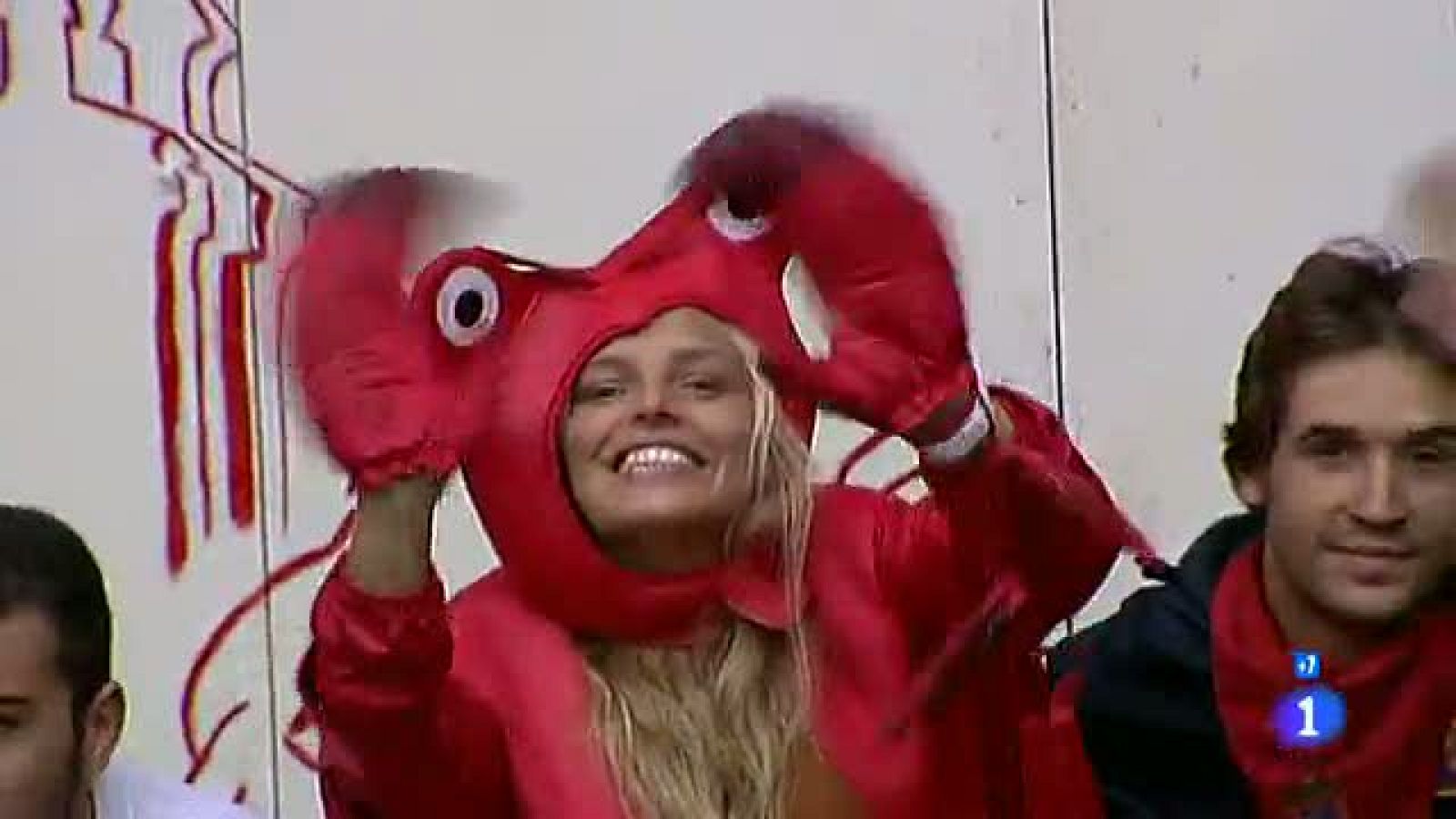 Resumen de las mejores imagenes del encierro de San Fermin 08/07/12