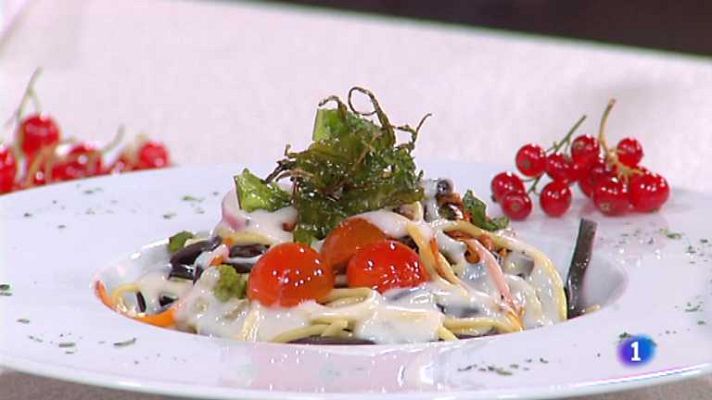 Cocina con Sergio - Spaguetti picantes con verduras