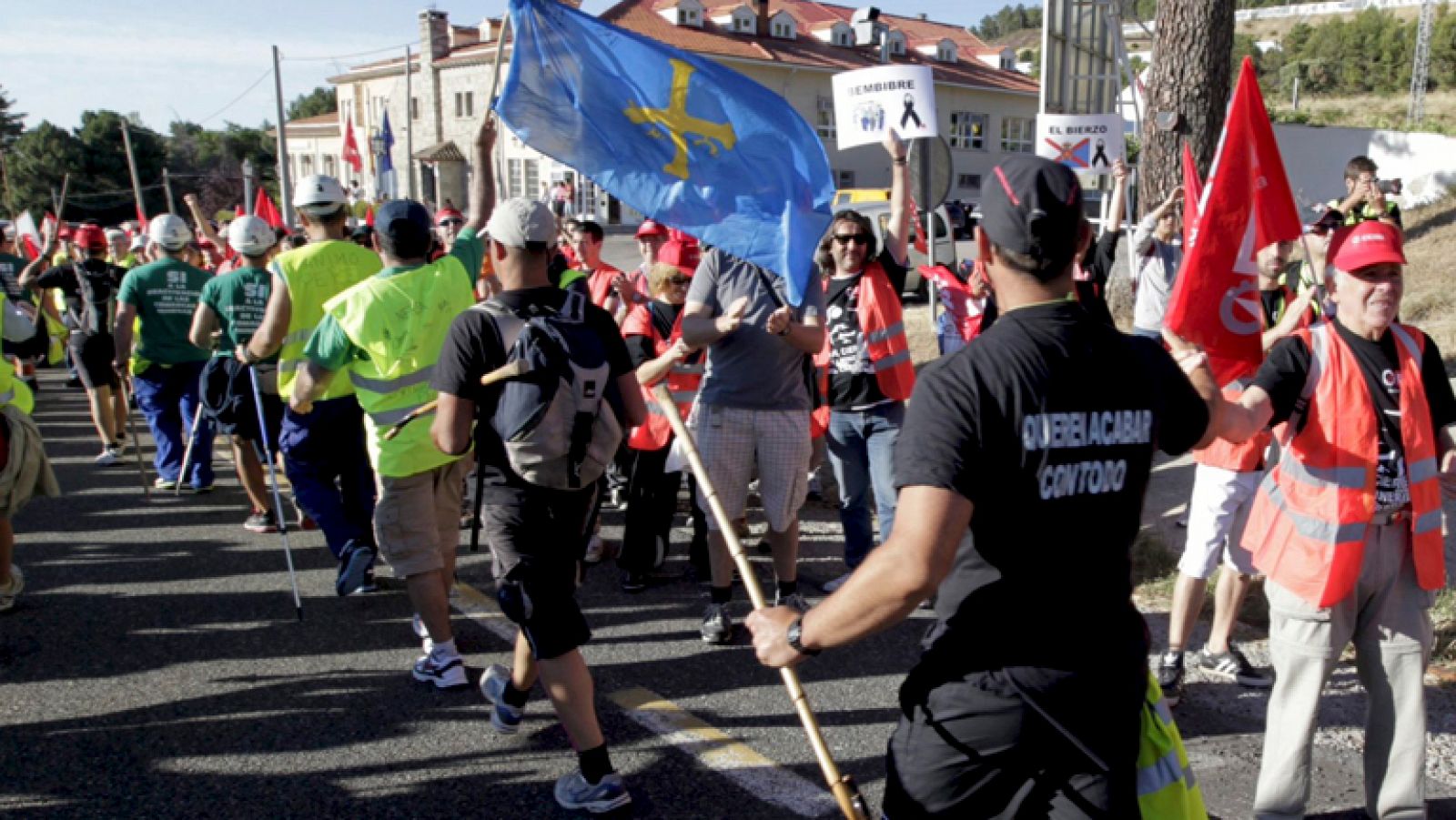 La marcha minera llega a la Comunidad de Madrid y prepara su semana reivindicativa