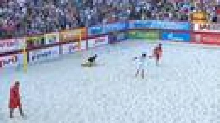  - España, al Mundial de fútbol playa ganando a la campeona