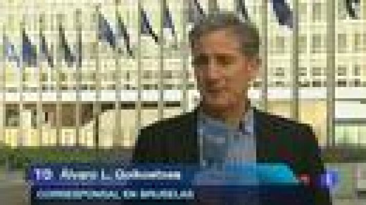 Telediario 1 - El Eurogrupo debate las condiciones del rescate de la banca española