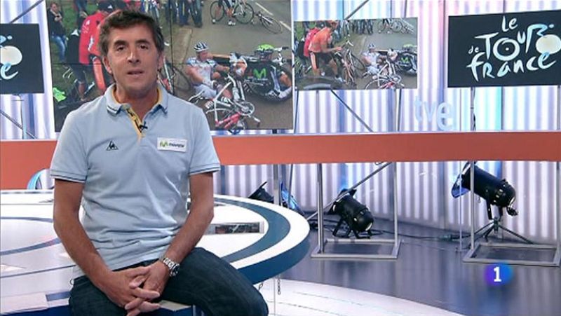 El comentarista de TVE para el Tour de Francia analiza la octava etapa, en la que Samuel Sánchez ha sufrido una caída que le ha apartado de la ronda gala y, casi con seguridad, de los Juegos.